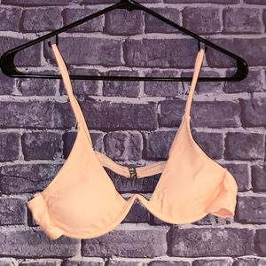 SHEIN brand salmon colored bathing suit in a size medium.